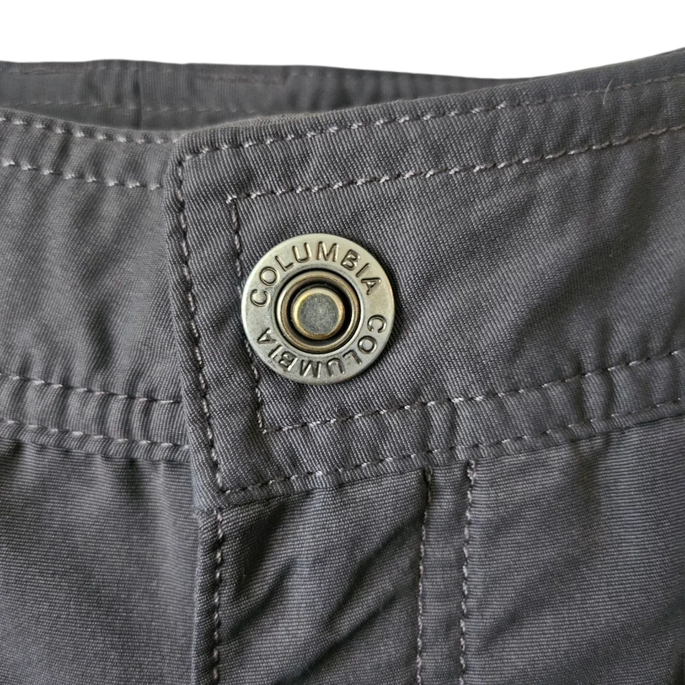 Columbia Men's South Canyon Omni-Tech Gray Waterproof Rain Hiking Pants, 38W×34L